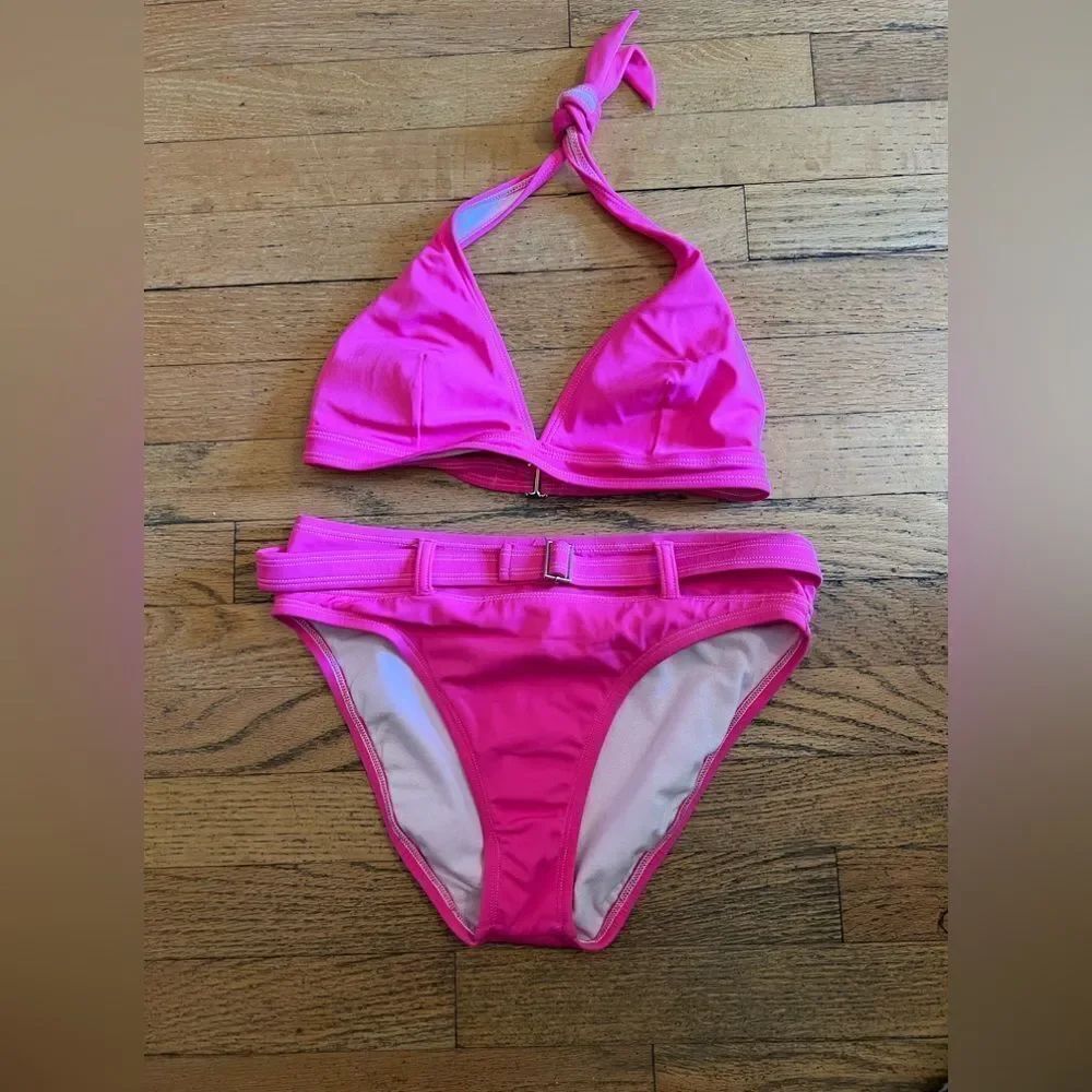 Isaac Mizrahi Pink Bikini Swimwear